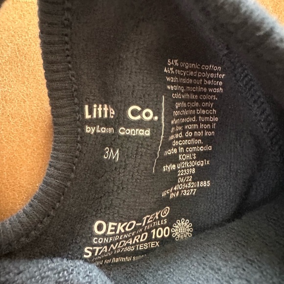 Blue Kids Dress with Bird Design - Picture 3 of 3